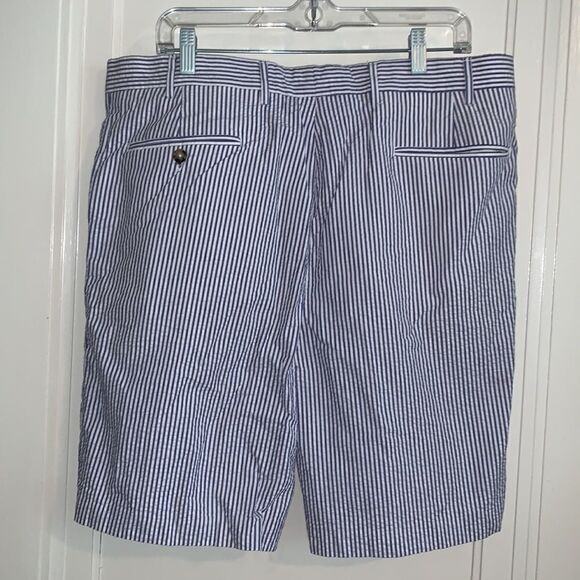Nwot Berle blue & white seersucker shorts - Picture 4 of 7
